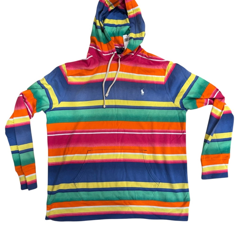 Striped Spa Terry Hoodie
Polo by Ralph Lauren NWT